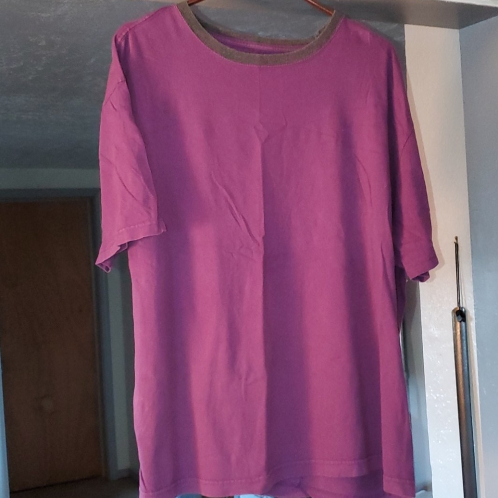 Purple & black shirt
